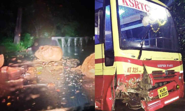 Tamil Nadu: Boulders crash into bus as heavy rain triggers landslide in Coonoor