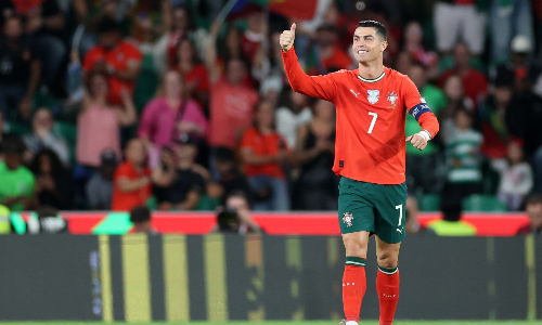 Ronaldo sets scoring record as Portugal held to draw