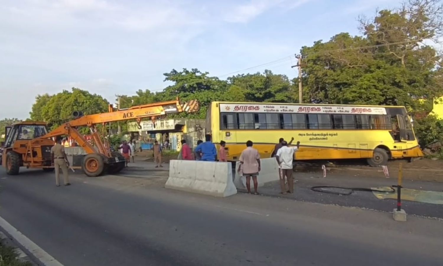 8 passengers hurt as TN govt bus rams into public office compound