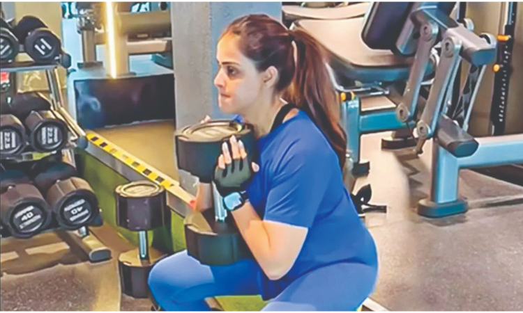 Genelia sets fitness goals after Deepavali parties