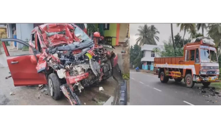 Thanjavur: Elderly couple dies in crash en route to mark 60th wedding anniversary