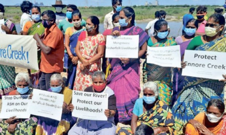 Ennore creek campaign reveals govts unfulfilled promises, violations Ennore creek campaign reveals govts unfulfilled promises, violations