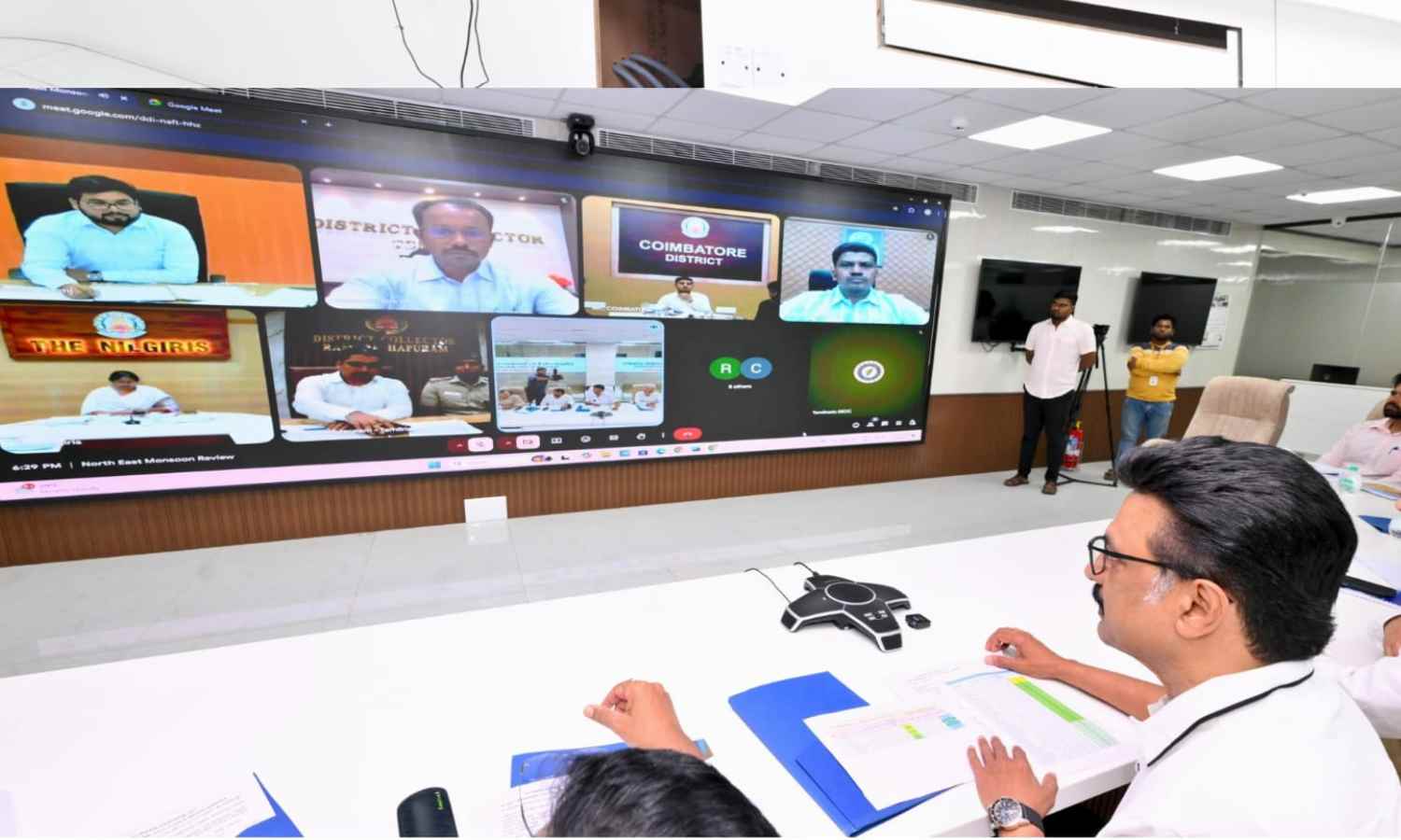 CM Stalin visits NE monsoon war room, directs swift measures in worst-hit districts