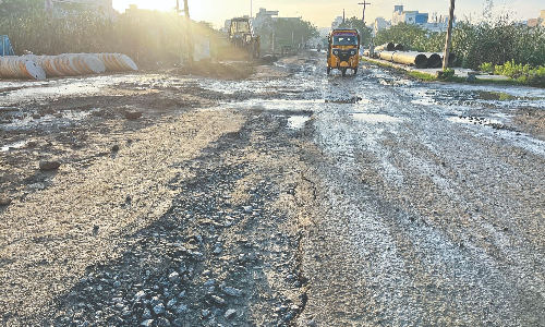 No respite for south Chennai residents as rain hits battered roads