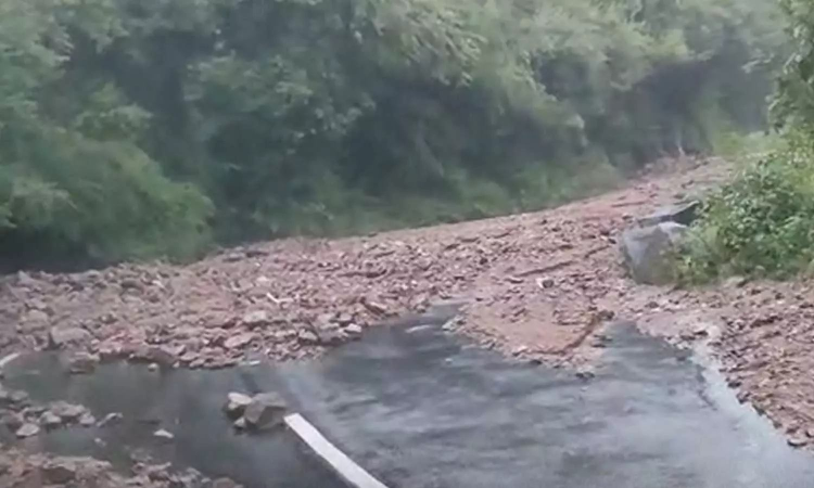 Landslides along Dhimbam Ghat section disrupts traffic between Tamil Nadu and Karnataka