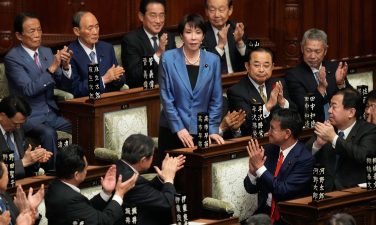 Japans parliament elects Sanae Takaichi as nations first female prime minister