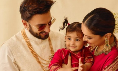 Deepika Padukone, Ranveer Singh reveal daughter Duas face for the first time