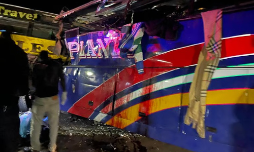 At least 63 killed in multiple vehicle crash in western Uganda, police say