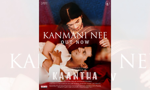 Romantic track Kanmani Nee from Dulquer Salmaans period drama Kaantha released Romantic track Kanmani Nee from Dulquer Salmaans period drama Kaantha released
