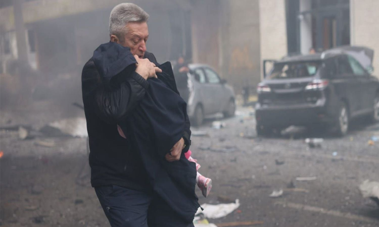 Russian drone strike hits kindergarten in Kharkiv, 1 killed Russian drone strike hits kindergarten in Kharkiv, 1 killed