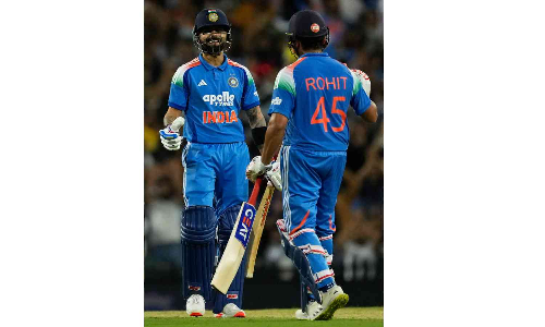 Centurion Rohit, Kohli play vintage knocks to carry India to nine-wicket win over Australia