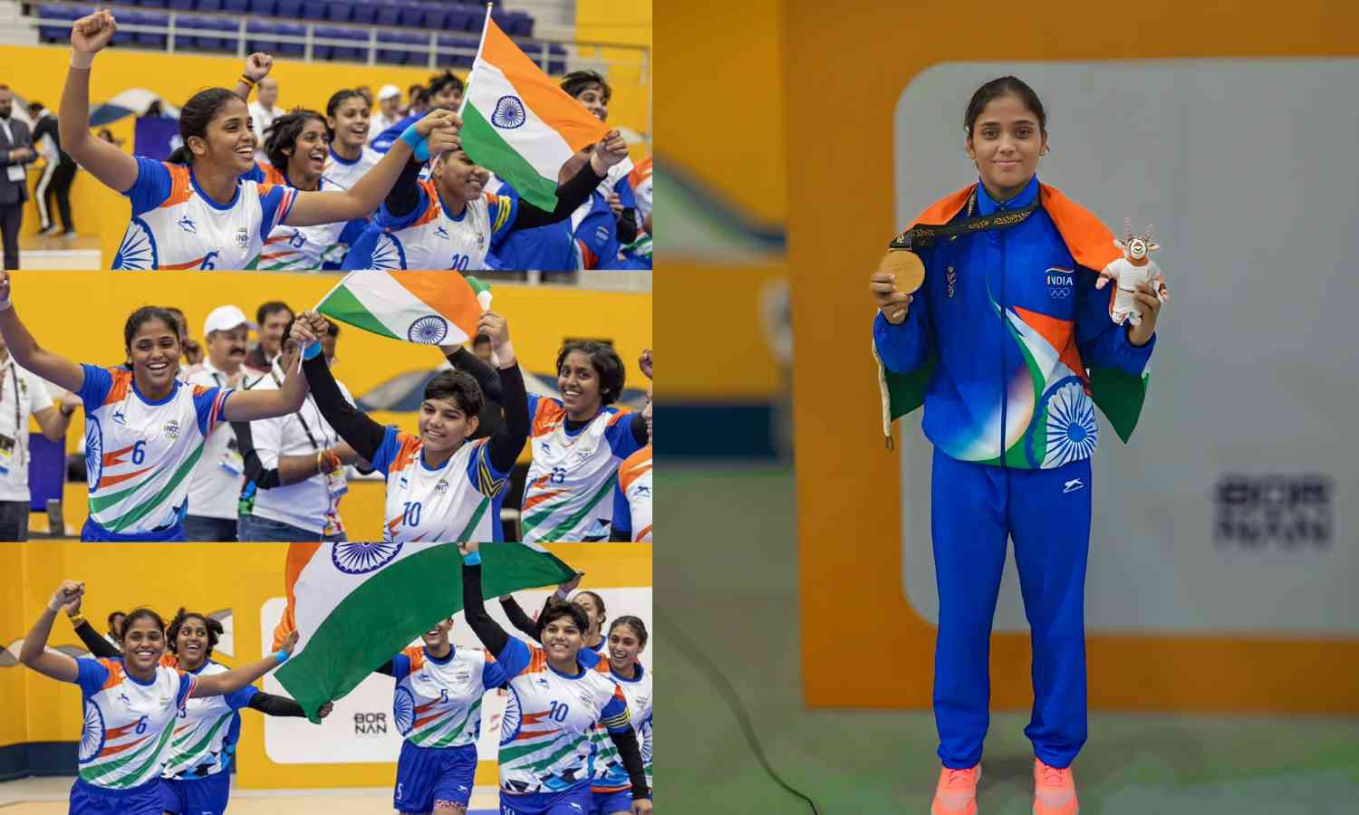 Leaders hail Karthika, Abineshs golden show at Asian Youth Games