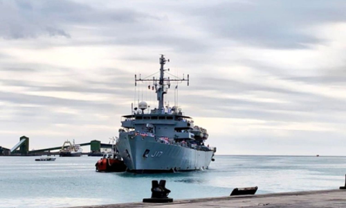 INS Sutlej completes hydrographic survey at Mauritius