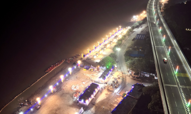 Elaborate arrangements for Chhath puja in Bihar