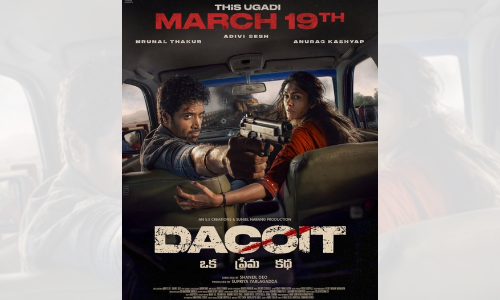 Adivi Sesh, Mrunal Thakur-starrer ‘Dacoit’ to now release on March 19, 2026 Adivi Sesh, Mrunal Thakur-starrer ‘Dacoit’ to now release on March 19, 2026