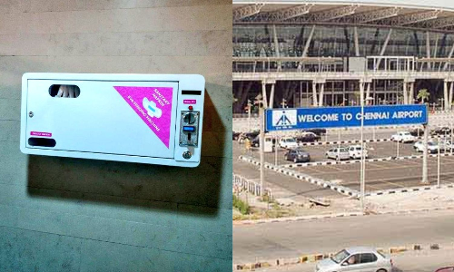 Lack of sanitary napkins in restrooms at Chennai international airport rankles women