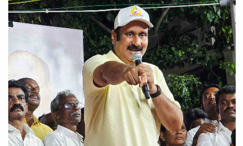 Anbumani hints at resolving row in PMK before polls Anbumani hints at resolving row in PMK before polls