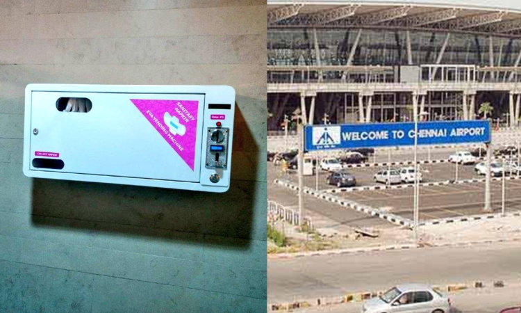Lack of sanitary napkins in restrooms at Chennai international airport rankles women Lack of sanitary napkins in restrooms at Chennai international airport rankles women