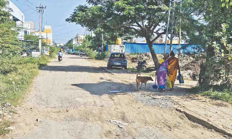 Chennai Citizen Connect: Andal Kovil Road in Puthagaram in poor state, say irked residents