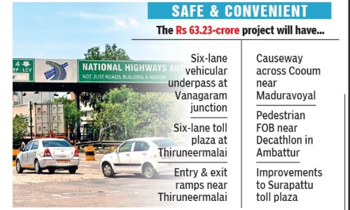 New entry/exit at Thiruneermalai to offer shorter route to airport, IT Corridor via Chennai Bypass