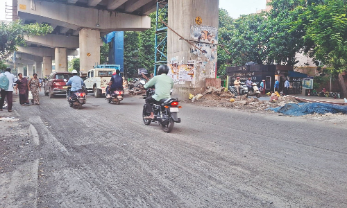 Arcot Road waits for re-lay 10 days after milling