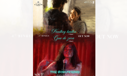 Lyrical video of melancholic single Needhey Kadha from Rashmika Mandannas The Girlfriend released