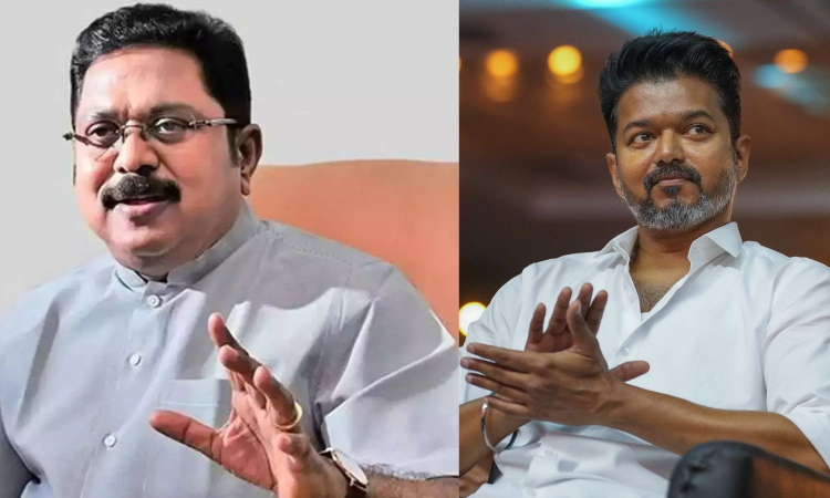TTV backs Vijay’s remark on 2026 poll fight between TVK and DMK TTV backs Vijay’s remark on 2026 poll fight between TVK and DMK