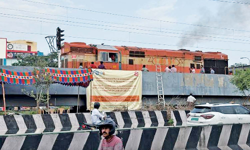 CSIR - SERC conducts load testing of Velachery-St Thomas Mount MRTS