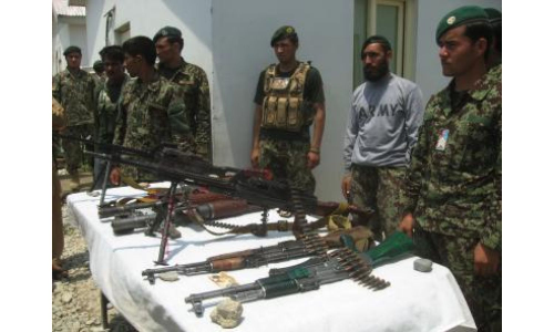 Illegal arms, munitions seized, smuggler detained in Afghanistans Panjshir