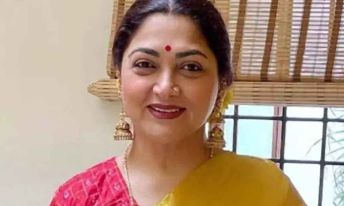 65% rise in crimes against women under DMK regime, alleges Kushboo