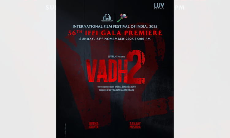 Vadh 2 set for a gala premiere at the 56th International Film Festival of India 2025 Vadh 2 set for a gala premiere at the 56th International Film Festival of India 2025