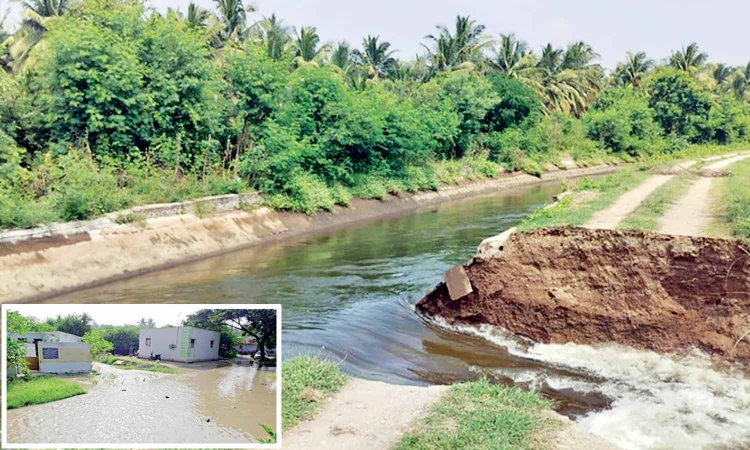 Parambikulam-Aliyar Projects canal breach triggers panic in Tirupur
