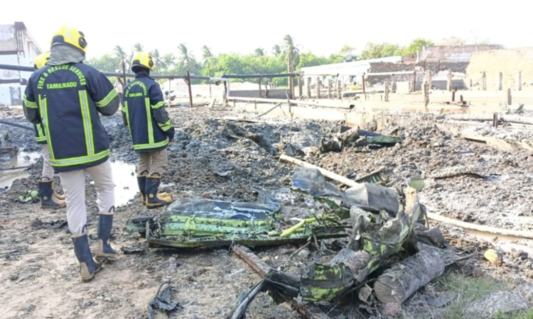 Chennai: Black box recovered from crash site near Tiruporur