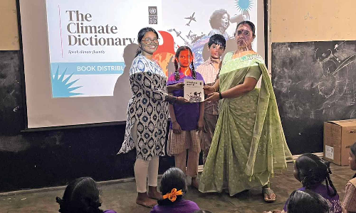 Chennai corporation schools given Tamil climate dictionary