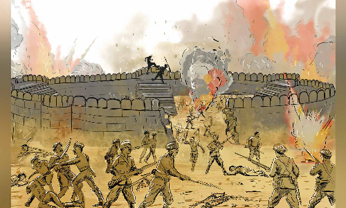 First war of Independence began in 1768 at Kamuthi Fort