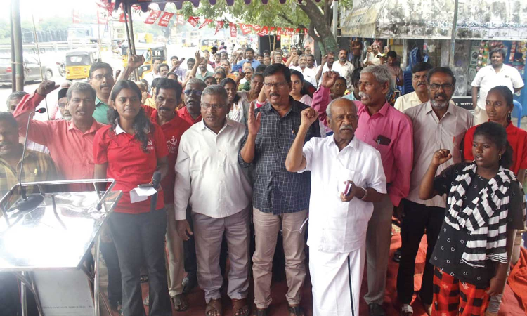 Tiruvottiyur, Ernavoor residents stage dharna seeking Metro Rail extension, improved EMU services
