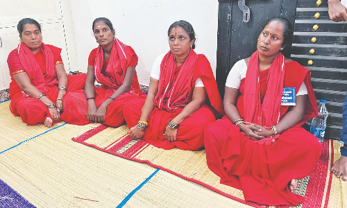 ‘How long will we wait?’: Four Chennai Cleanliness workers begin second hunger strike after months without jobs