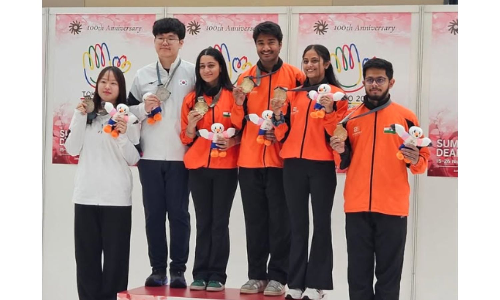 Indias air rifle mixed teams win gold and bronze at Deaflympics