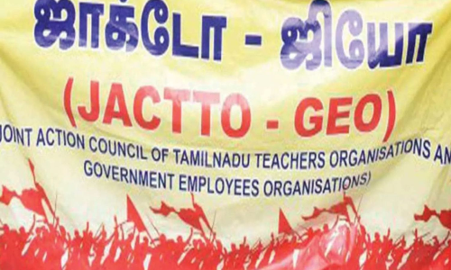 JACTO-GEO holds protest across Tamil Nadu pressing long-pending demands