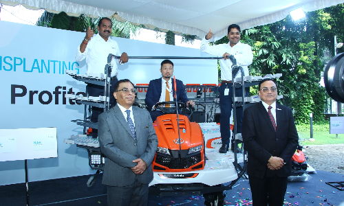 Escorts Kubota launches ride-on-rice transplanters Escorts Kubota launches ride-on-rice transplanters