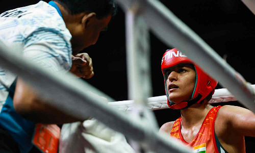 Jaismine beats Ulzhan, joins nine other Indians in finals