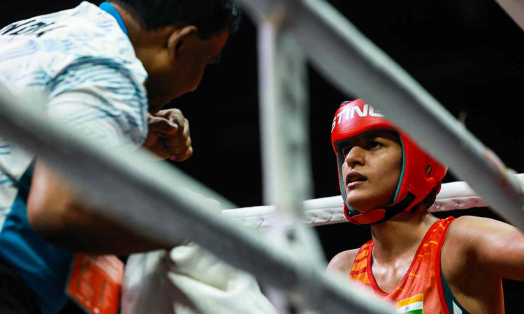 Jaismine beats Ulzhan, joins nine other Indians in finals
