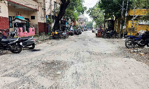 Chennai Citizen Connect: Cratered GMK Colony stretch not re-laid even a month after pipeline work Chennai Citizen Connect: Cratered GMK Colony stretch not re-laid even a month after pipeline work