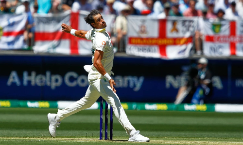 Starc takes 3 wickets as Australia restricts England to 105 for 4 in first session of the Ashes