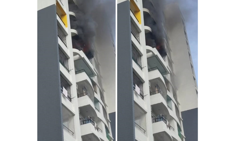 Chennai: Fire in Kelambakkam high-rise triggers panic