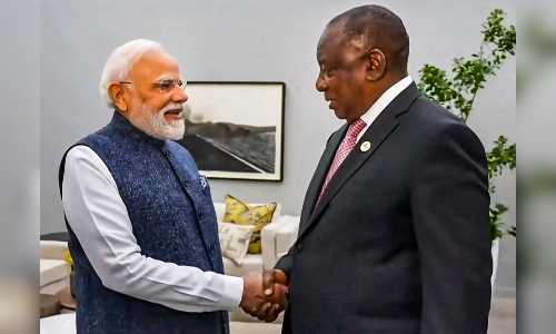 PM Modi holds talks with S African President Ramaphosa,  discusses cooperation in trade, critical minerals
