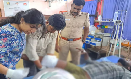 Cops shoot ganja peddler on knee in self-defence in Cuddalore