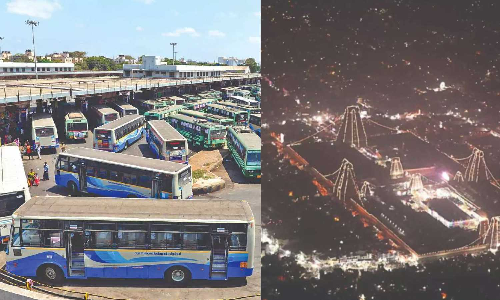 Special buses to Tiruvannamalai for Karthigai Deepam festival