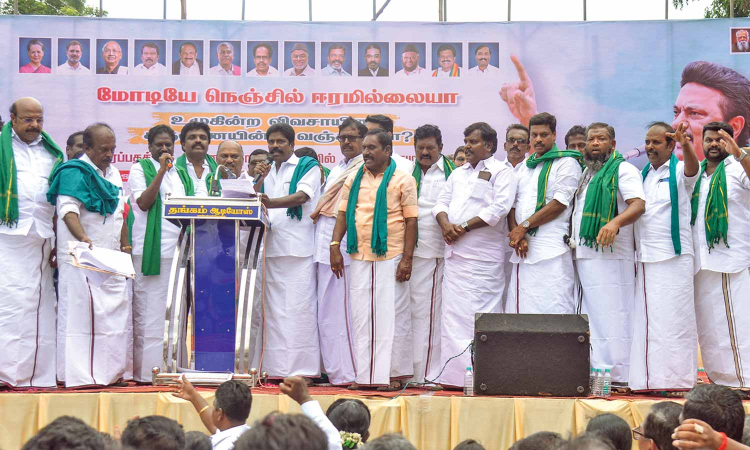 DMK-led alliance protest against Centre’s refusal to relax norms
