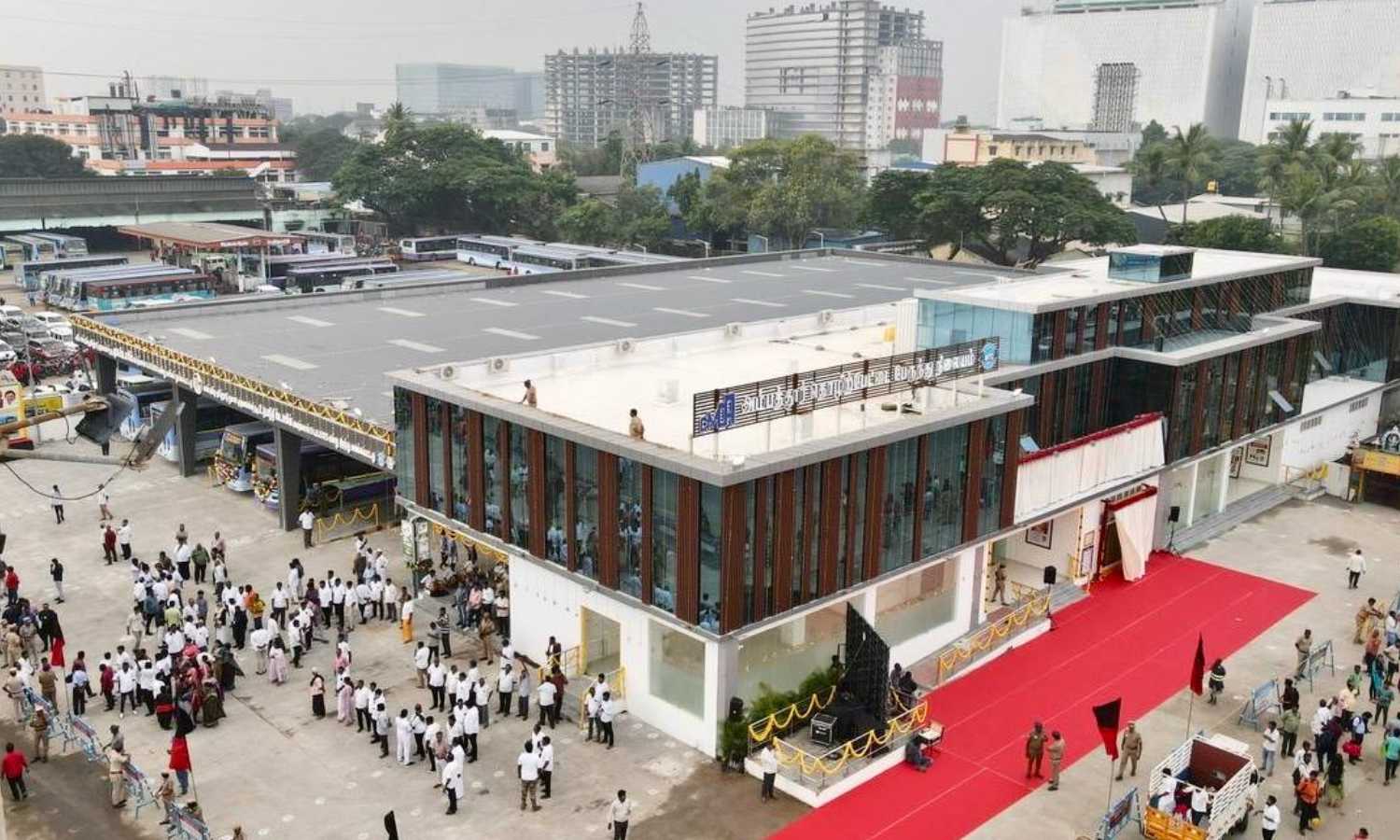 DyCM Udhayanidhi launches refurbished Ambattur Estate bus terminus